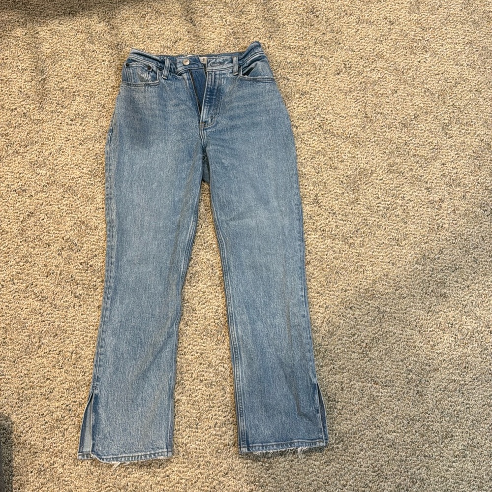 Abercrombie size 25 straight leg